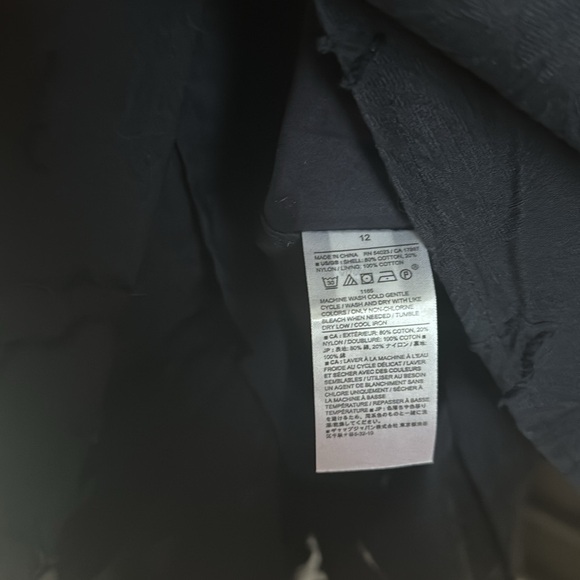 Banana Republic Floral Jacquard Cutout Midi Dress - Preppy Navy - 12 - Picture 10 of 10